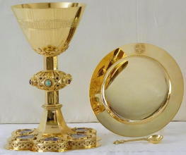 Antique Belgian Gothic Chalice